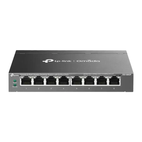 omada ds108gp 8 port gigabit unmanaged desktop switch with 8 port poe 194235346 sw590sh590