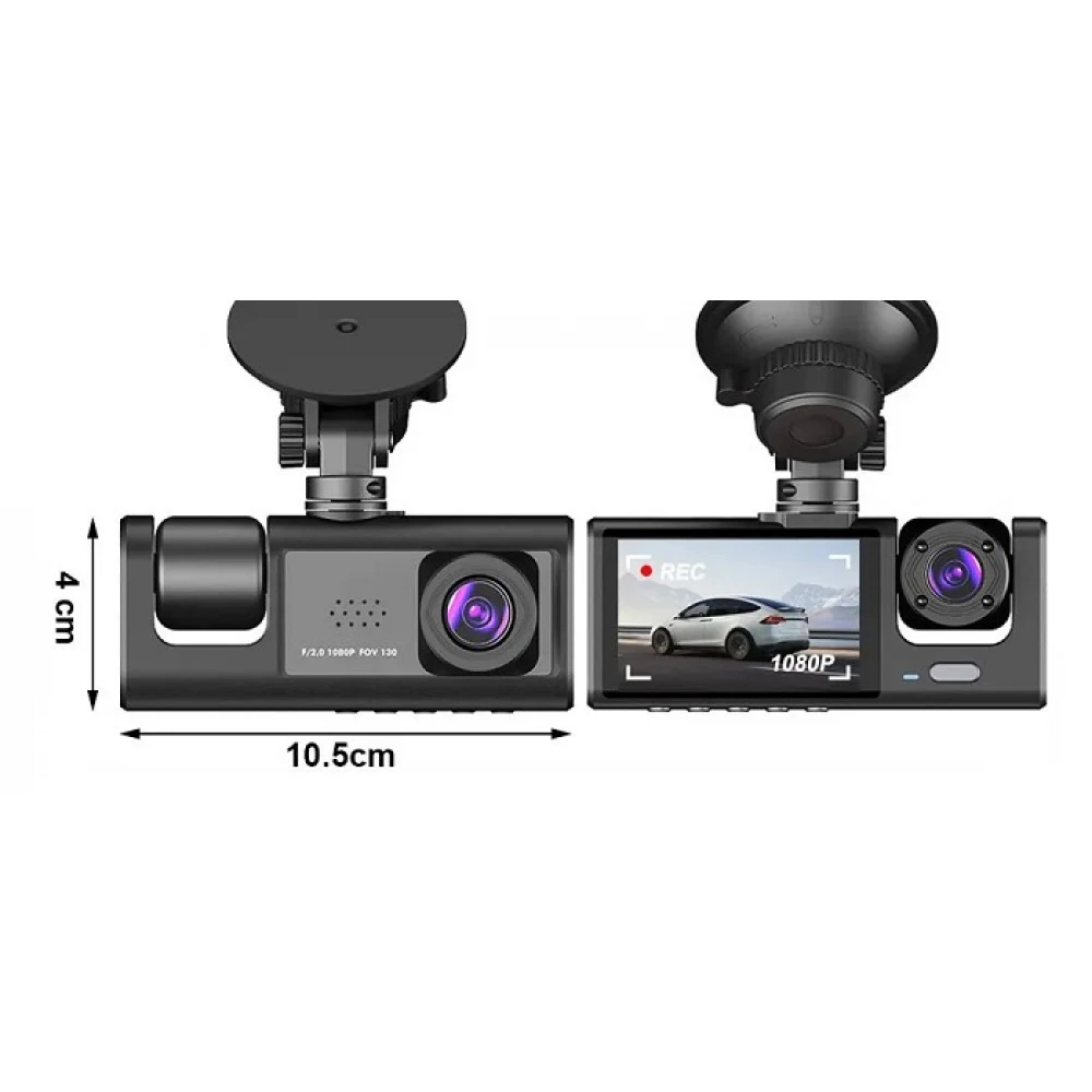 Dash 3 Kameralı 2” inç HD Araç İçi Kamera Rehberi 1 Dash 3 Kameralı 2” inç HD Araç İçi Kamera Rehberi