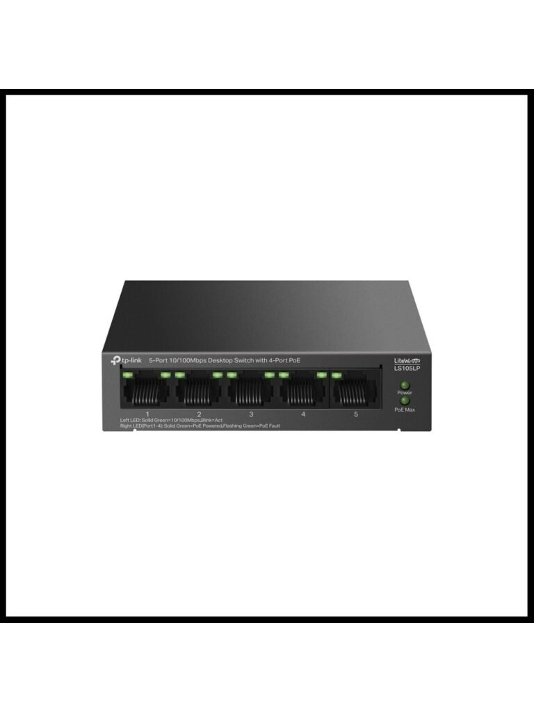Tp link LS105LP 4 Port PoE ile 5 Port 10 100Mbps Masaustu Switch.jpg